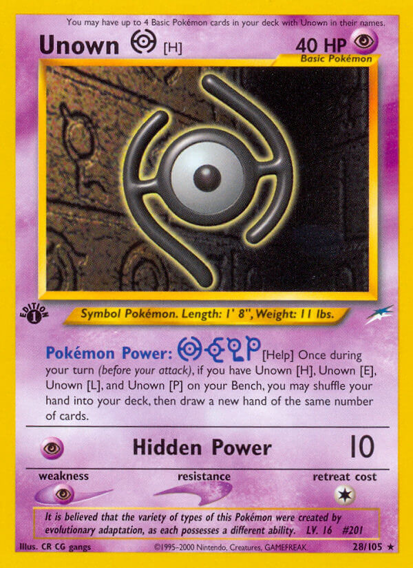 028/105 Unown H
