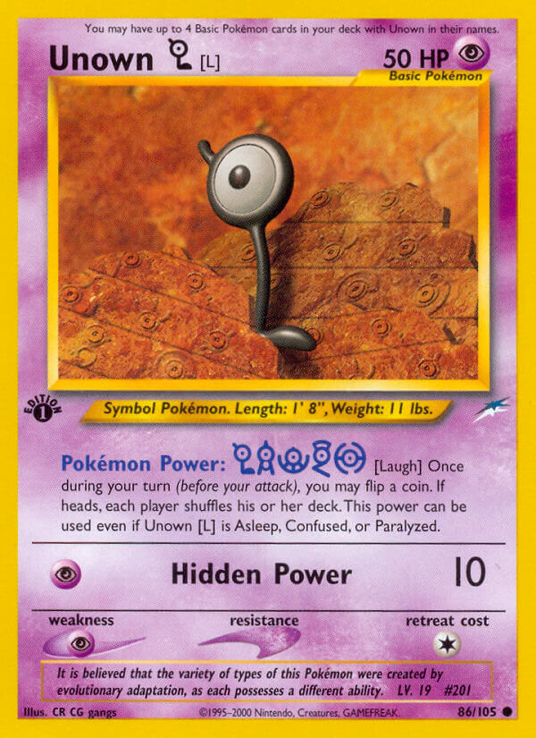 086/105 Unown L