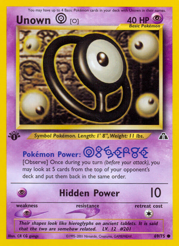 069/75 Unown O