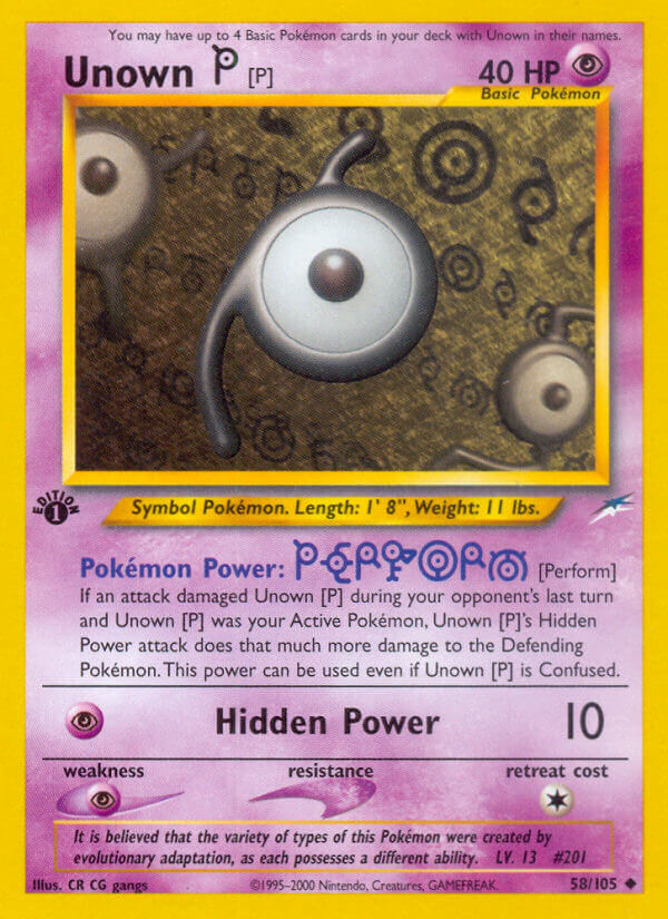 058/105 Unown P