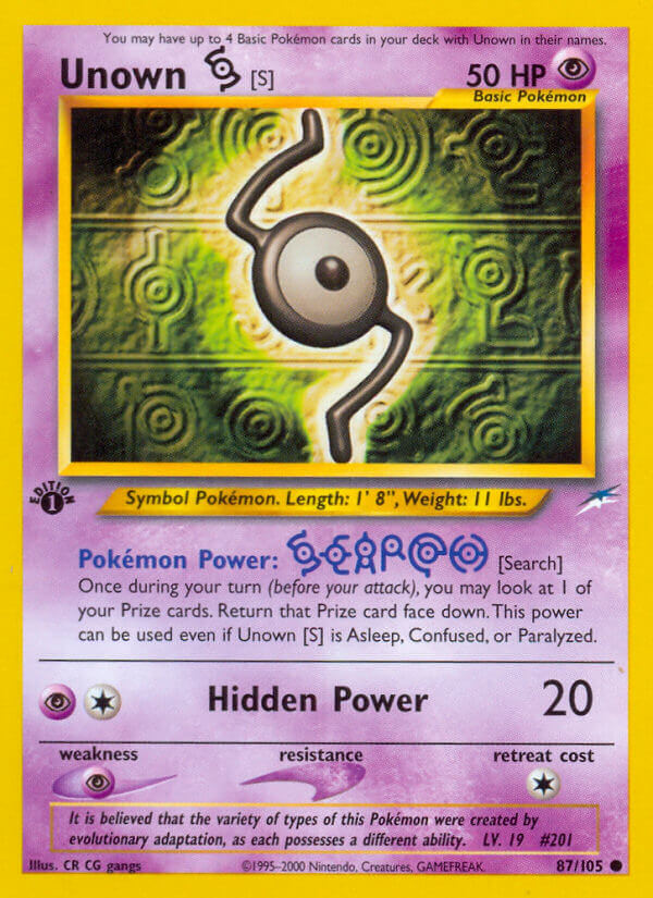 087/105 Unown S