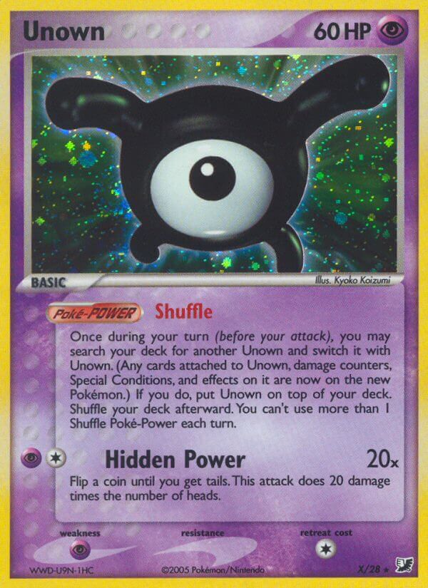 X/28 Unown
