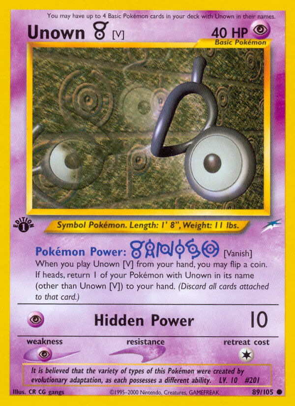 089/105 Unown V