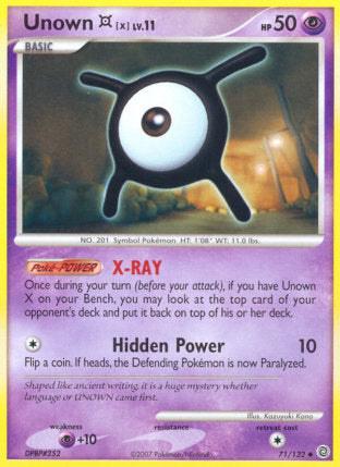 071/132 Unown X