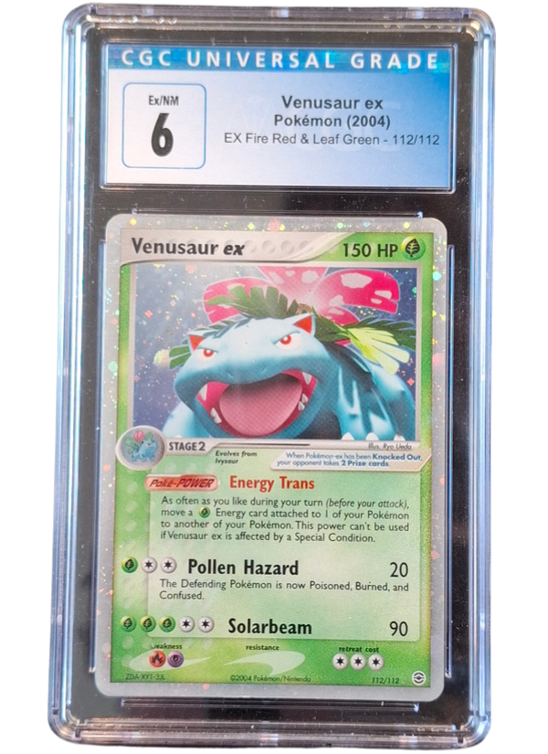 CGC 6 Ex/NM Venusaur ex 112/112