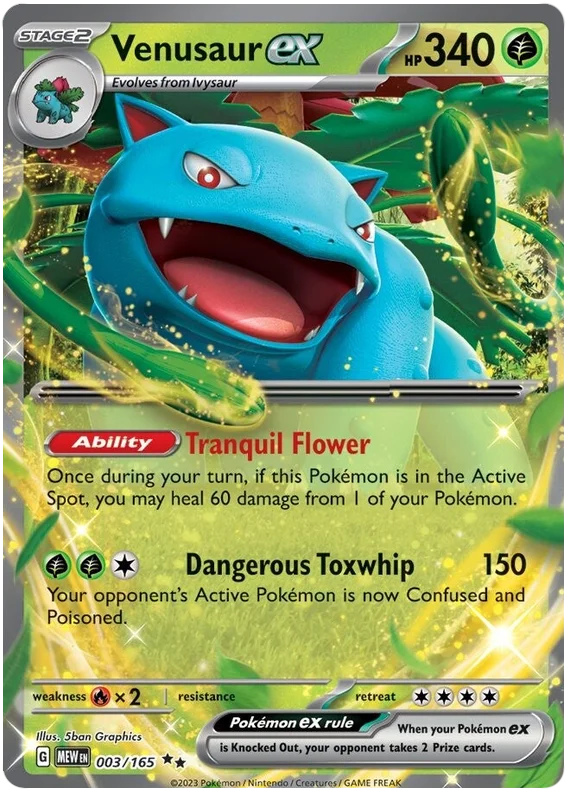 Venusaur EX 003/165