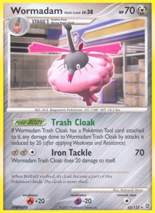 043/132 Wormadam Trash Cloak