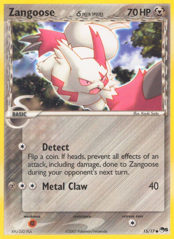 15/17 Zangoose (delta species)