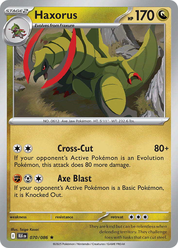 070/086 Haxorus