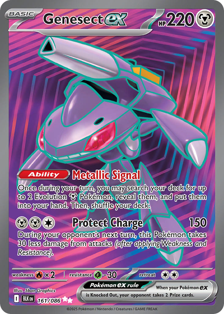 161/086 Genesect EX