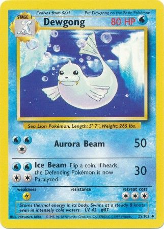 Dewgong 25/102