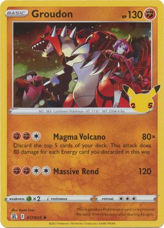 17/25 Groudon