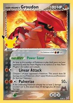 9/95 Team Magma´s Groudon Celebration