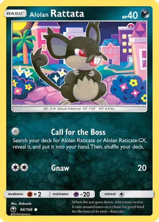 84/168 Alolan Rattata