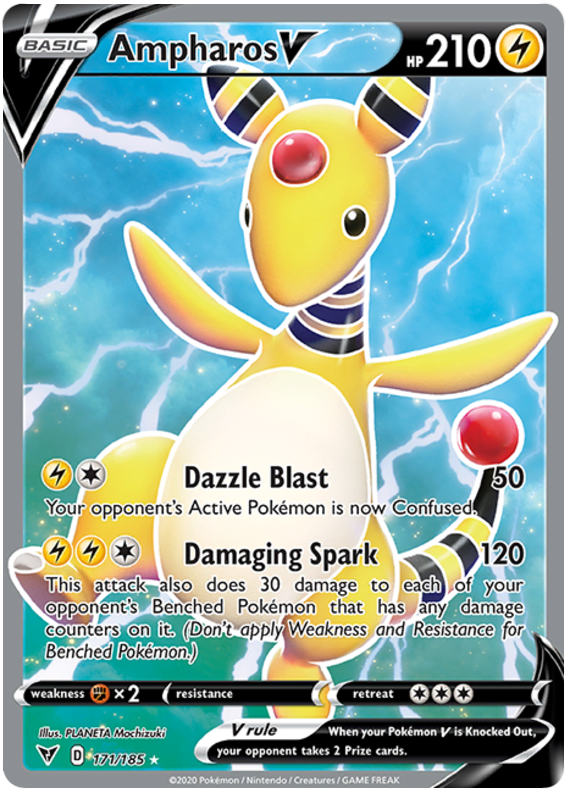 171/185 Ampharos V
