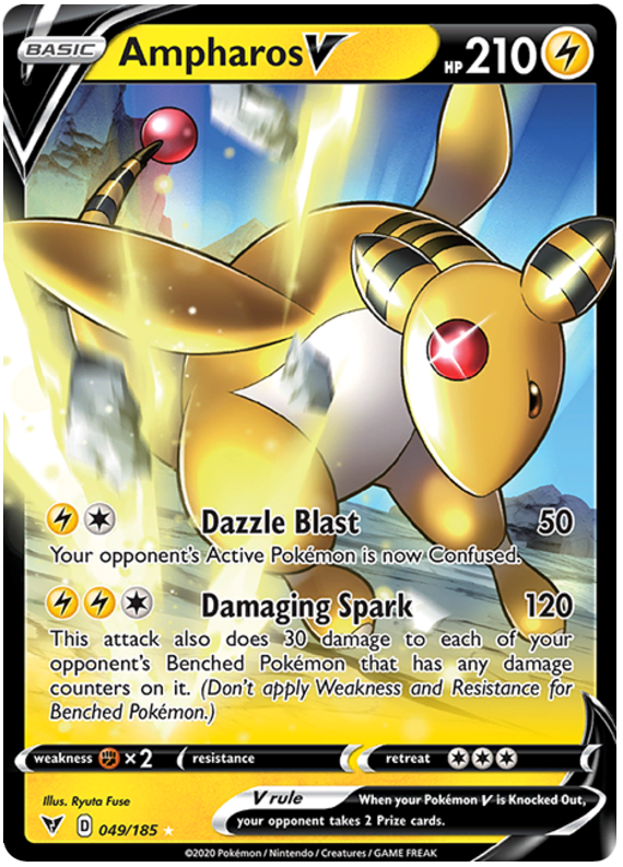 049/185 Ampharos V