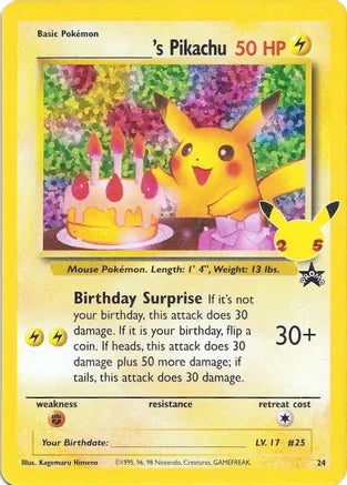 's Pikachu Celebration #25