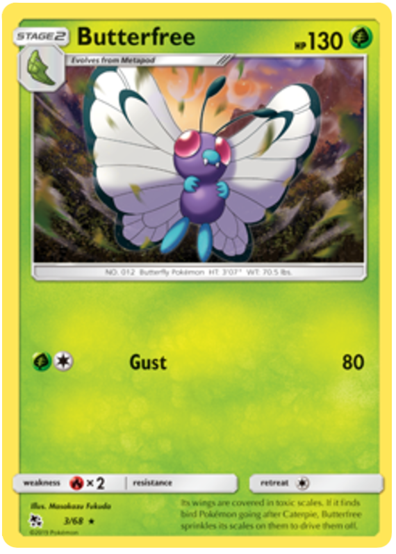 Butterfree 3/68