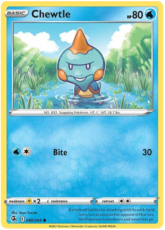 Chewtle 80/264