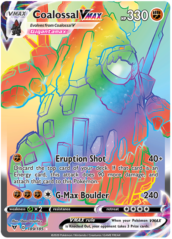 189/185 Coalossal VMAX