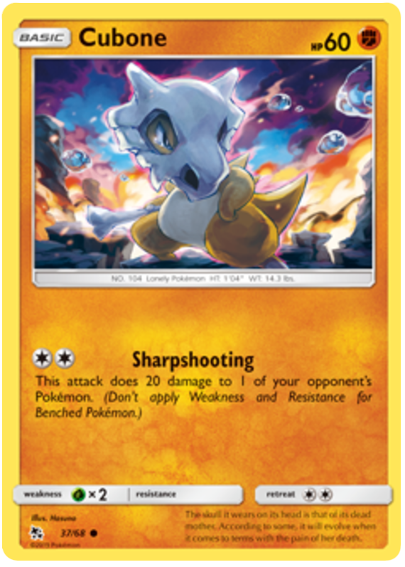 Cubone 37/68