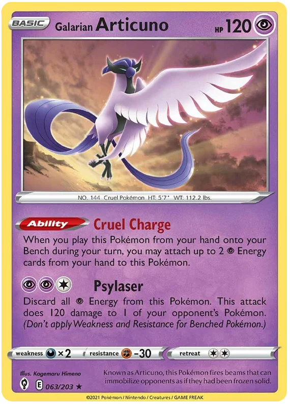 Galarian Articuno 063/203