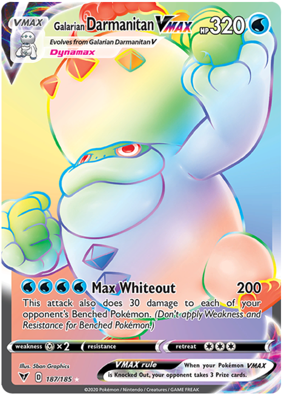 187/185 Galarian Darmanitan VMAX