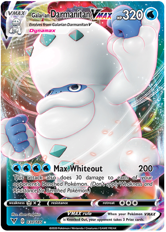 037/185 Galarian Darmanitan VMAX