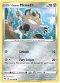 112/185 Galarian Meowth