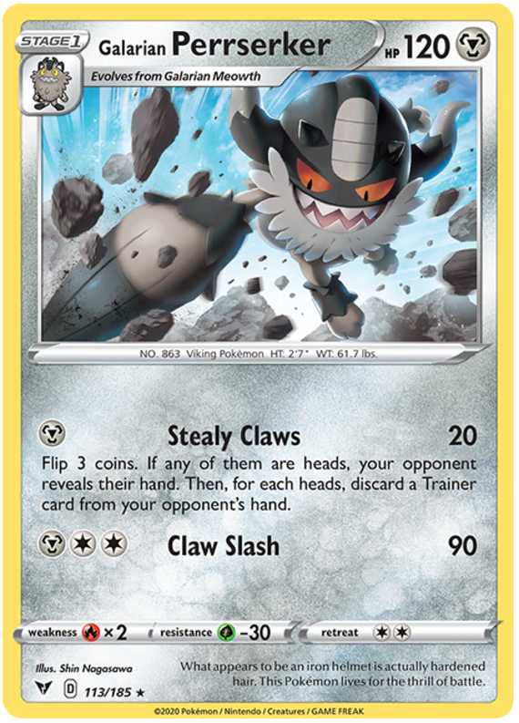 113/185 Galarian Perrserker