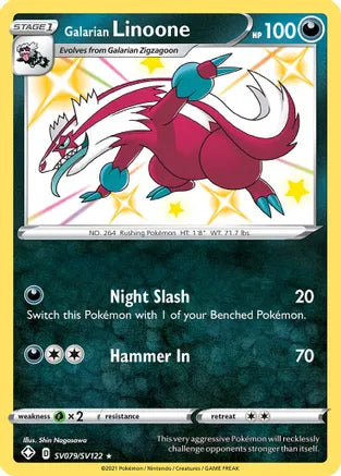 SV079/SV122 Galarian Linoone