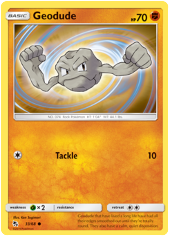 Geodude 33/68
