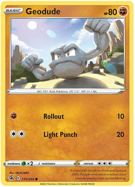 Geodude 135/264