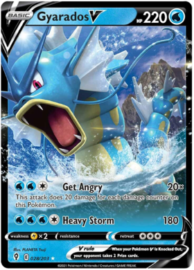 Gyarados V 028/203