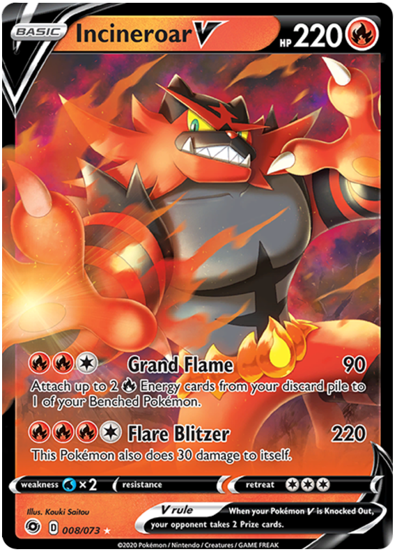 008/073 Incineroar V