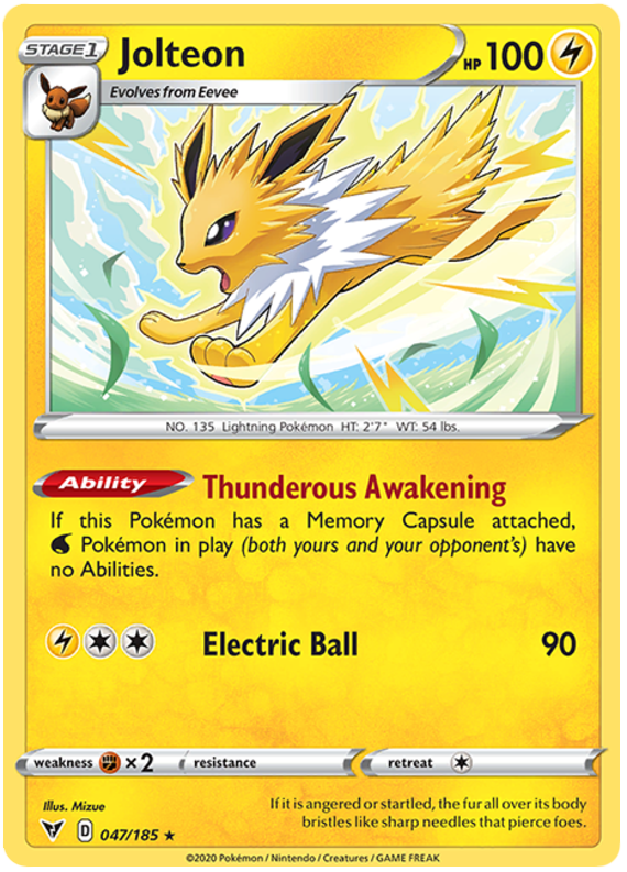 047/185 Jolteon