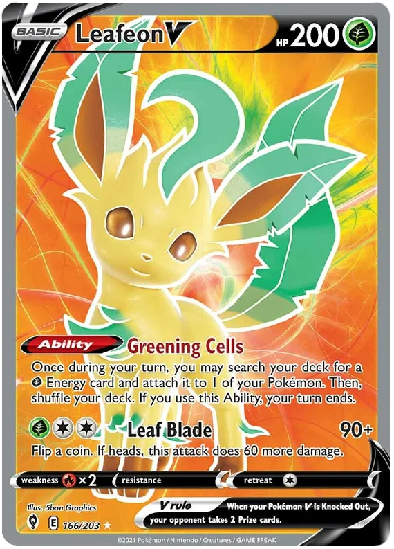 Leafeon V 166/203