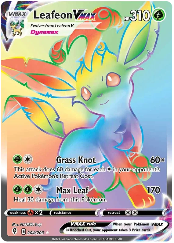 Leafeon VMAX 204/203