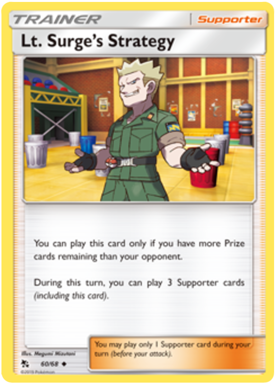 60/68 Lt. Surge's Strategy