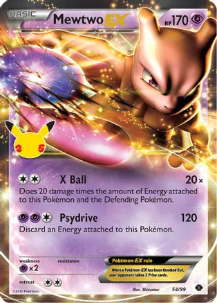Mewtwo EX 54/99 Celebrations