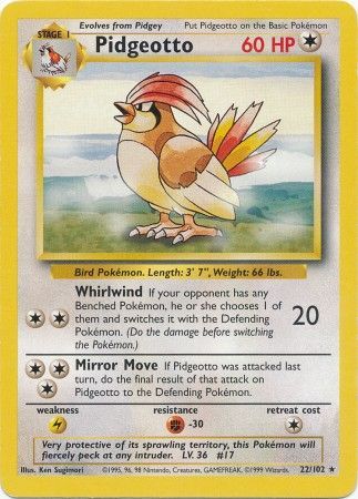 Pidgeotto 22/102