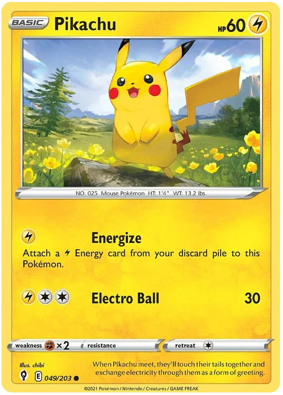 Pikachu 049/203