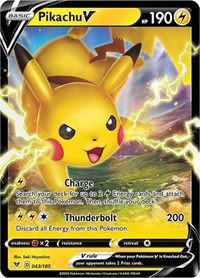 043/185 Pikachu V