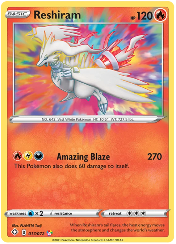 Reshiram 17/72
