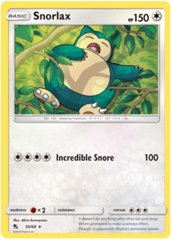 50/68 Snorlax