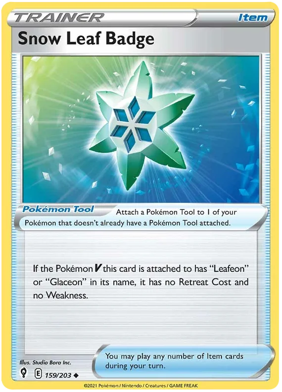 Snow Leaf Badge 159/203
