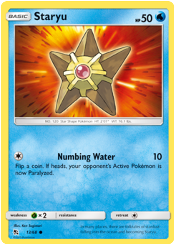 13/68 Staryu