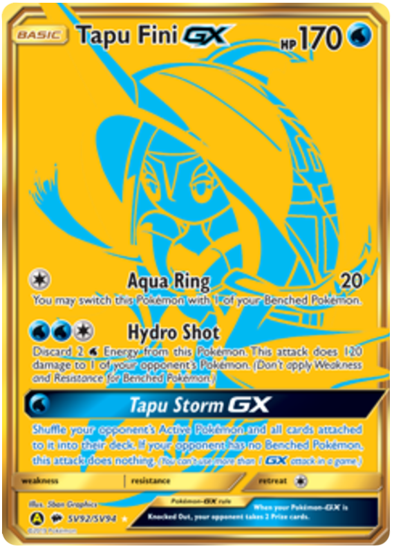 SV92/SV94 Tapu Fini GX