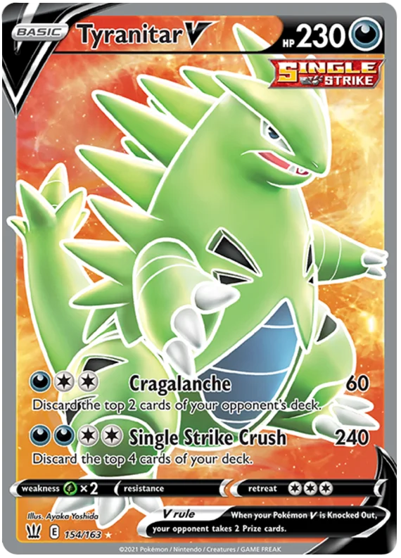 Tyranitar V 154/163