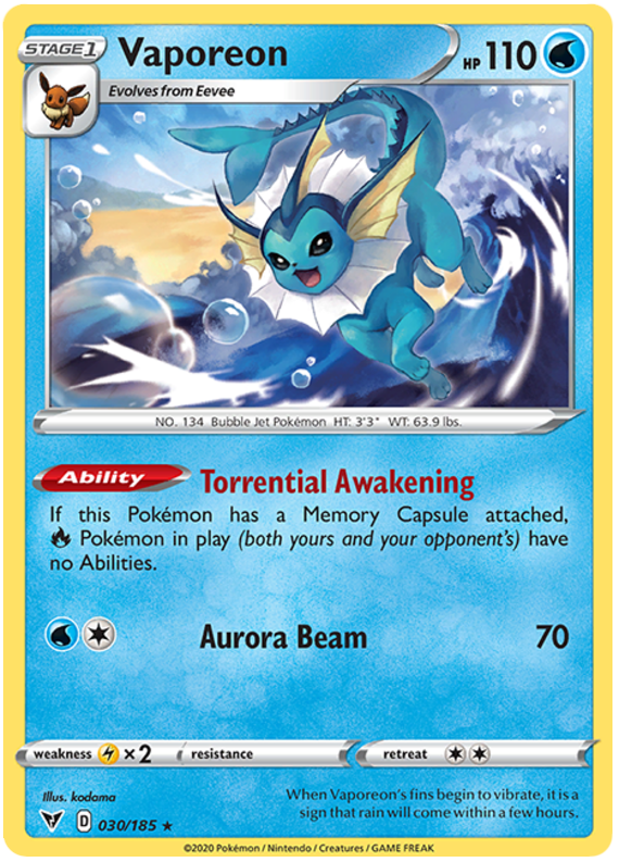 030/185 Vaporeon
